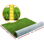 Primeturf Synthetic 30mm  0.95mx20m  19sqm Artificial Grass Fake Lawn Turf Plastic Plant White Bottom