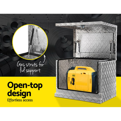 Aluminium Ute Tool Box Storage Toolbox Generator Truck Trailer Lock
