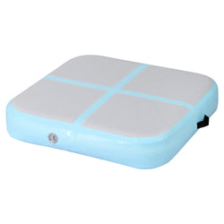 1m Air Track Mat Inflatable Gymnastics Tumbling Mat Green