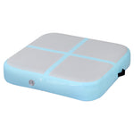 1m Air Track Mat Inflatable Gymnastics Tumbling Mat W/ Pump Colourful