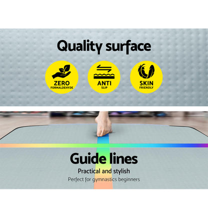 4X1M Air Track Inflatable Tumbling Mat Gymnastics Yoga Mat