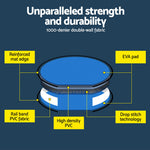 1m Air Track Spot Inflatable Gymnastics Tumbling Mat Round W/ Pump