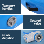1m Air Track Spot Inflatable Gymnastics Tumbling Mat Round W/ Pump