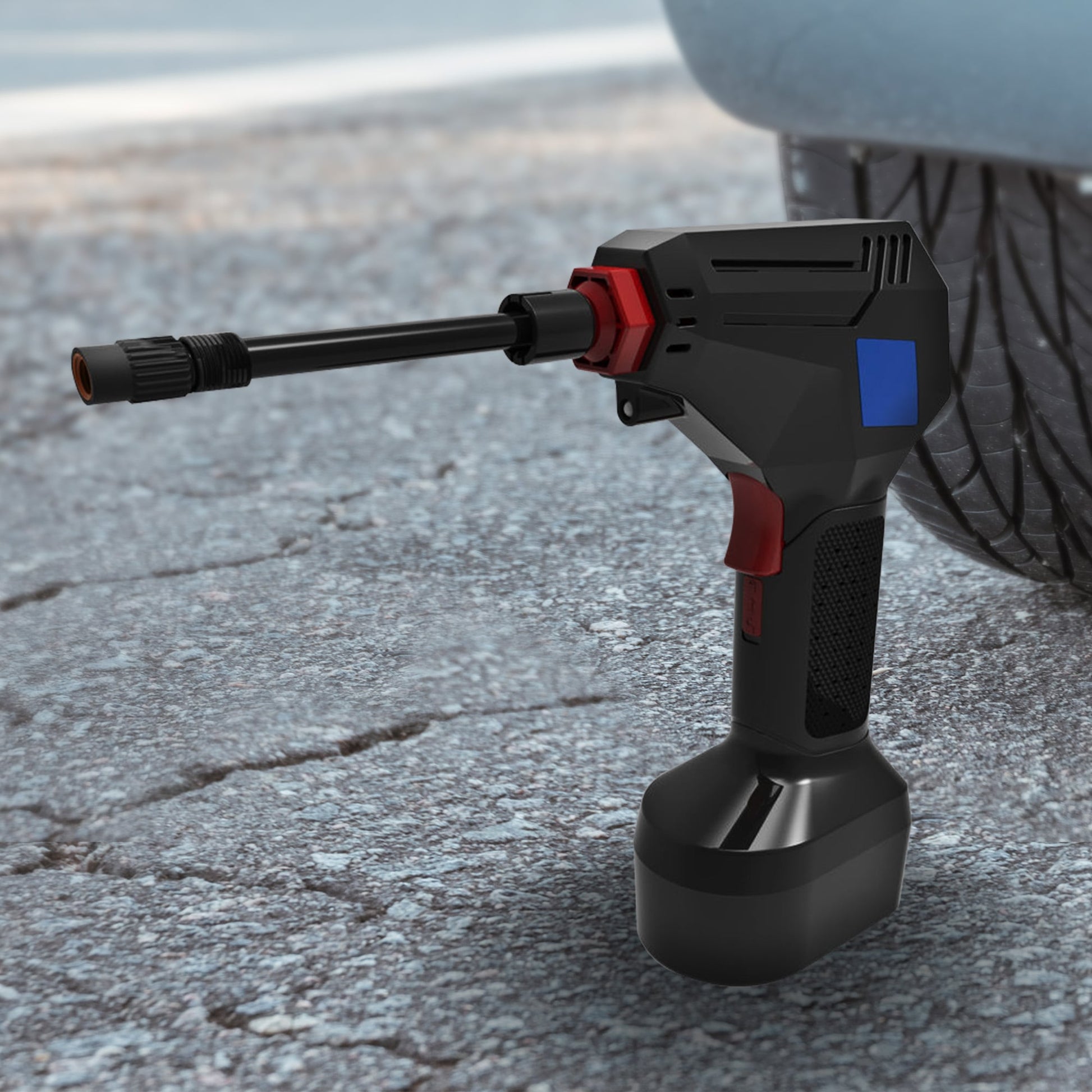 Maxim ATP Tyre Air Pump with LED Light for Cars Motorbikes Bicycles