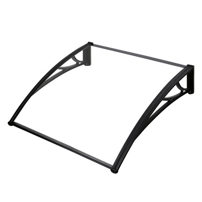 Window Door Awning Outdoor Solid Polycarbonate Canopy Patio 1mx1m DIY