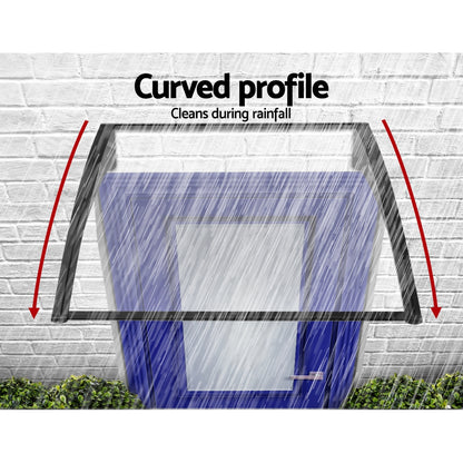 Window Door Awning Outdoor Solid Polycarbonate Canopy Patio 1mx1m DIY