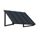 Window Door Awning Canopy 1mx1.2m Black Metal Frame