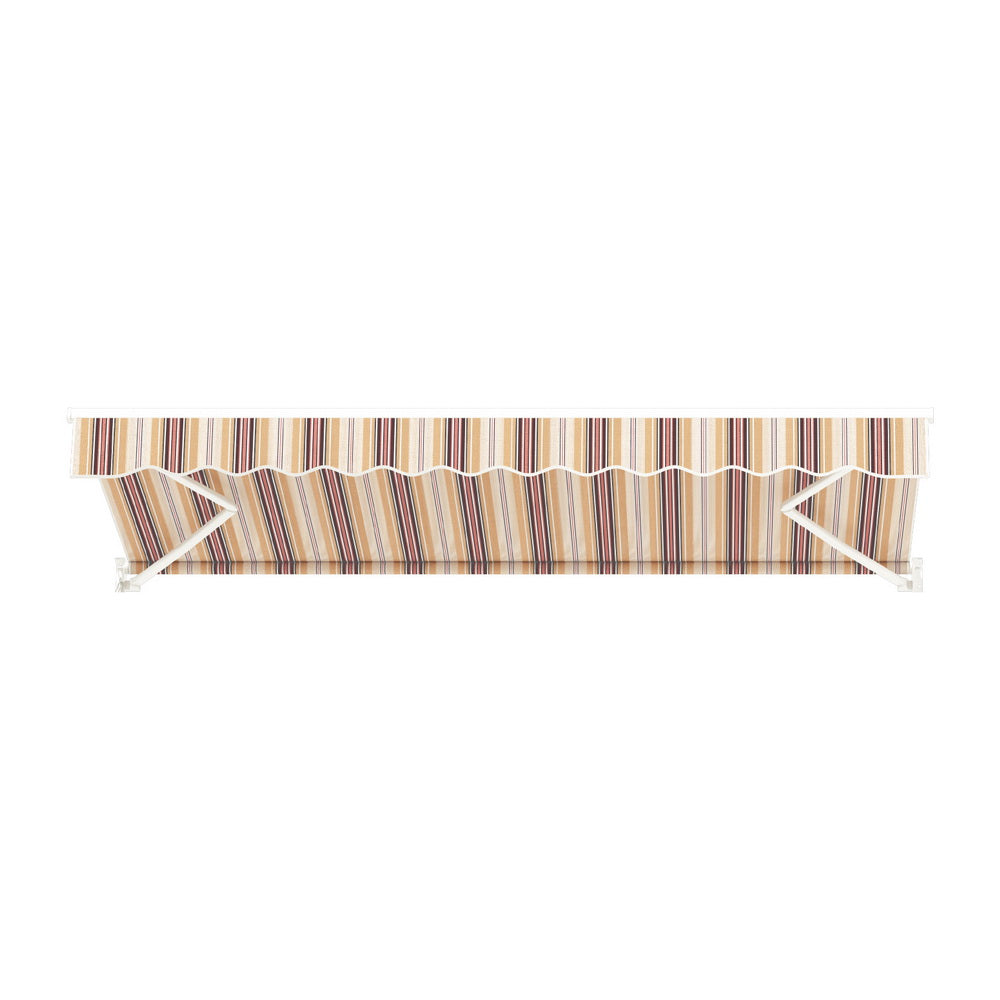 Retractable Folding Arm Awning Manual Sunshade 3Mx2.5M