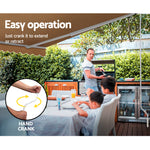 Retractable Folding Arm Awning Manual Sunshade