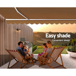 Retractable Folding Arm Awning Manual Sunshade