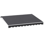 Retractable Folding Arm Awning Manual Sunshade