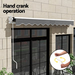Retractable Folding Arm Awning Manual Sunshade