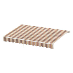 Retractable Folding Arm Awning Motorised Remoter Sunshade 2.5Mx2M 