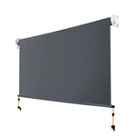 1.8X2.5M Outdoor Blinds Awning Roll Down Canopy Retractable Outdoor Blinds Window Shade Grey