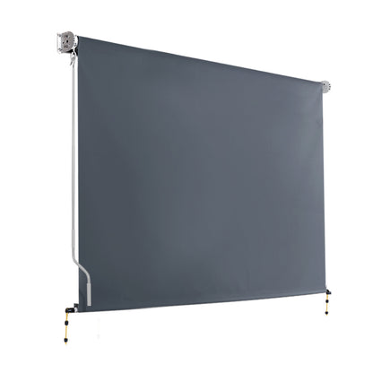 Outdoor Blind Window Roll Down Awning Canopy Privacy Screen 3X2.5M