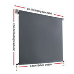Outdoor Blind Window Roll Down Awning Canopy Privacy Screen