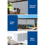 Outdoor Blind Window Roll Down Awning Canopy Privacy Screen