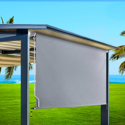 Outdoor Blind Window Roll Down Awning Canopy Privacy Screen