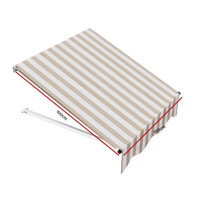 SunShield Patio Door Canopy 1X1M