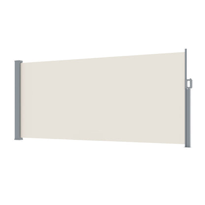 Side Awning Sun Shade Retractable 1.4x3m Cream