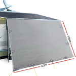 Awning 4.3X1.95M End Wall Side Sun Shade Screen
