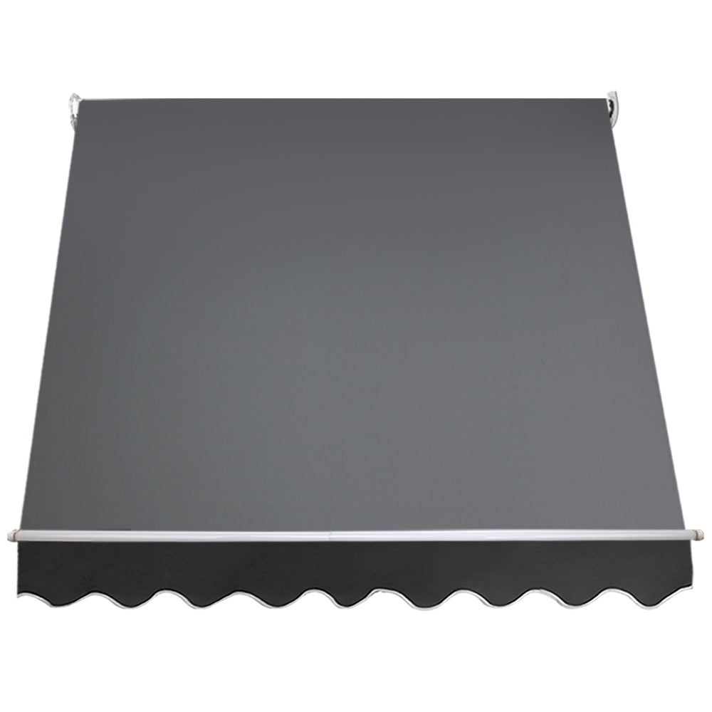Set of 2 Instahut Fixed Pivot Arm Window Awning 2.1X2.1M