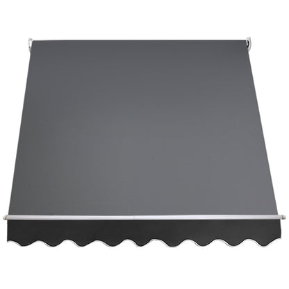 Set of 2 Instahut Fixed Pivot Arm Window Awning 2.1X2.1M
