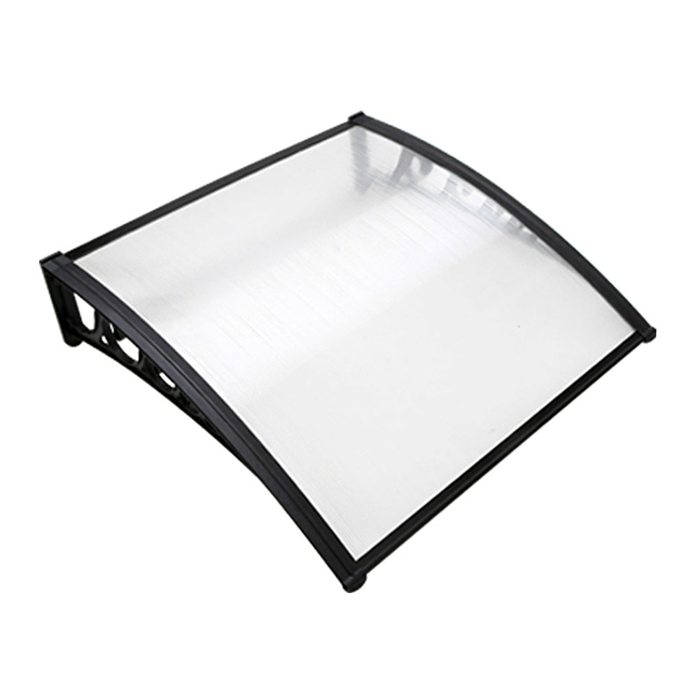 Window Door Awning 1Mx1M Transparent Hollow Sheet Plastic Frame