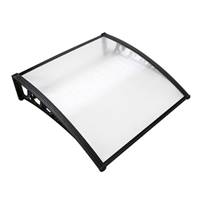 Window Door Awning 1Mx1M Transparent Hollow Sheet Plastic Frame