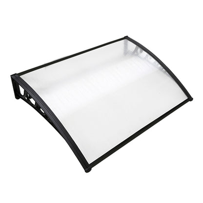 Window Door Awning 1Mx1.2M Transparent Hollow Sheet Plastic Frame