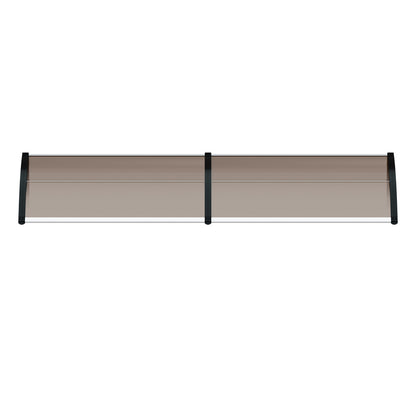 Door Awning Brown Canopy 300x76x23cm