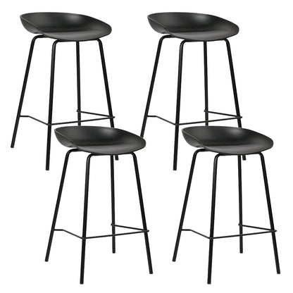 4X Bar Stools Kitchen Counter Stools Metal