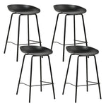 4X Bar Stools Kitchen Counter Stools Metal