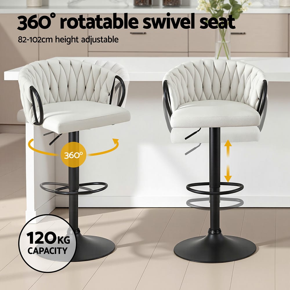Ivory chair 53x50x82cm, in room setting