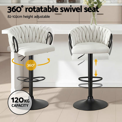 Ivory chair 53x50x82cm, in room setting