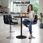 Bar Table and Stools Set Dining Desk Kitchen Chairs Cafe Pub