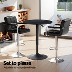 Bar Table and Stools Set Dining Desk Kitchen Chairs Cafe Pub