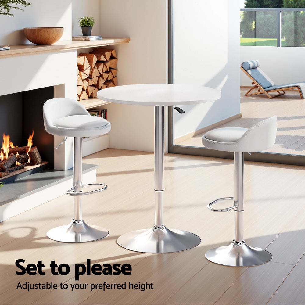 Dining Bar Table and Stools Set Kitchen Chairs Cafe Pub Furniture Set
