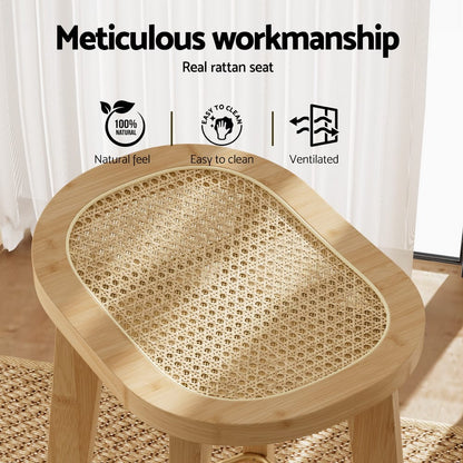 Rattan Bar Table Set 108x48x91cm
