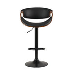 Bar Stools Gas Lift Leather W/Armrest