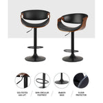 Bar Stools Gas Lift Leather W/Armrest