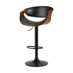 Bar Stools Gas Lift Leather W/Armrest