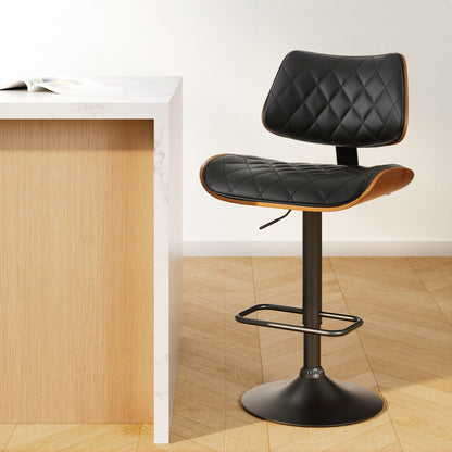 Bar Stools Kitchen Dining Chairs Gas Lift Stool Wooden Leather