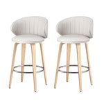 Bar Stools Dining Chairs Contoured Leather Wood Stool