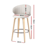 Bar Stools Dining Chairs Contoured Leather Wood Stool