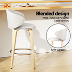 Bar Stools Dining Chairs Contoured Leather Wood Stool