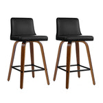 Stylish Swivel Bar Stools - Set of 2