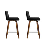 Stylish Swivel Bar Stools - Set of 2