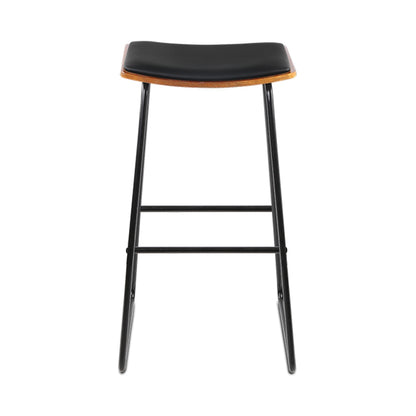 Stylish Bar Stools - Set of 2 Metal Chairs