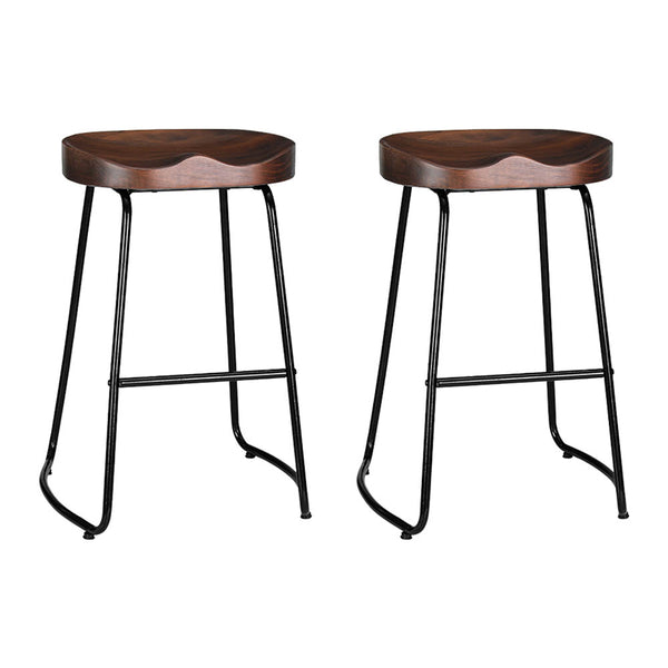  2x Bar Stools Tractor Seat 65cm